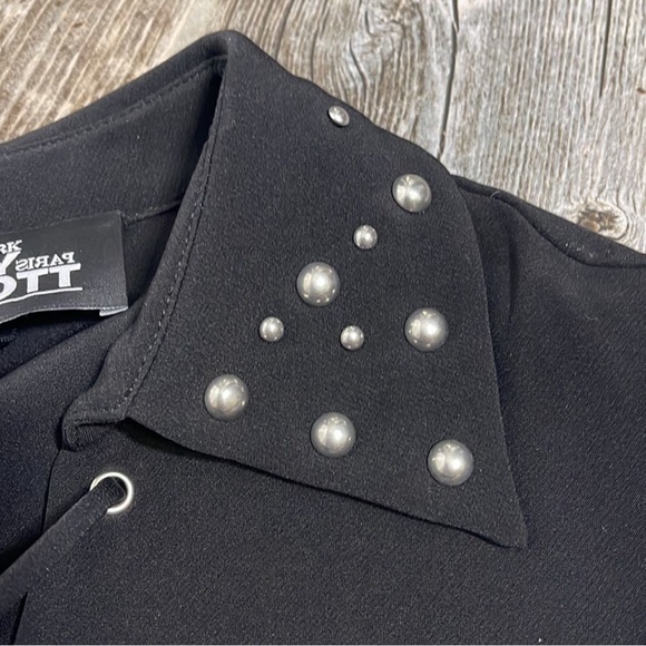 NWT Jeremy Scott Size 6 Sleeveless Tie Up Front Designer Dress - Picture 9 of 11